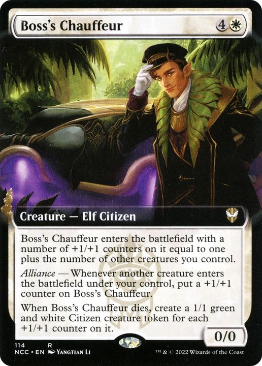 Boss's Chauffeur in the group Magic the Gathering / Types / Colors / White at Proxyprinters.com (83278)