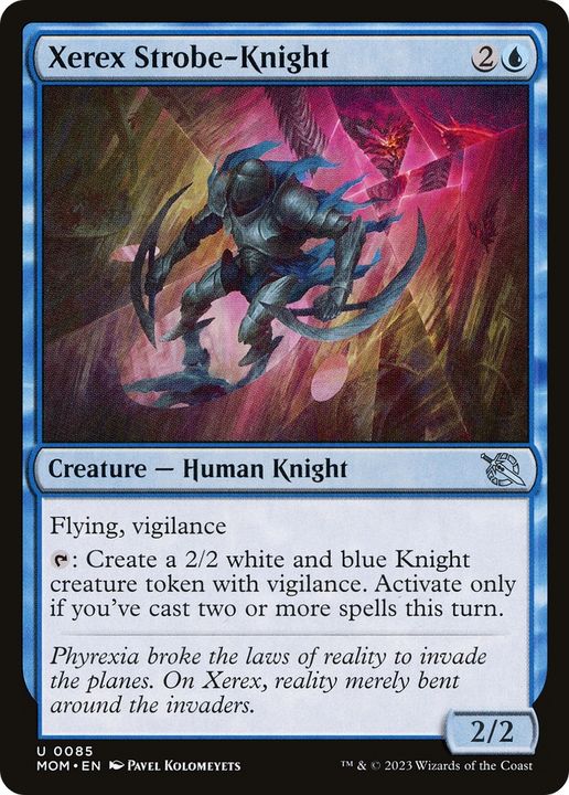 Xerex Strobe-Knight in the group Magic the Gathering / Types / Colors / Blue at Proxyprinters.com (83281)