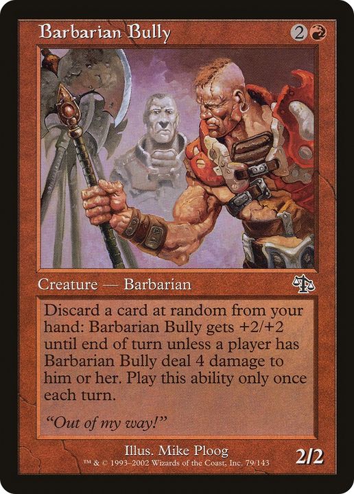 Barbarian Bully in the group Magic the Gathering / Types / Colors / Red at Proxyprinters.com (83284)