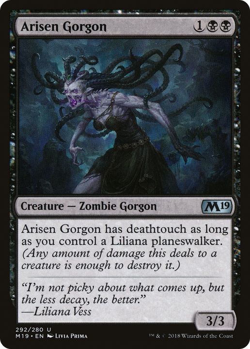 Arisen Gorgon in the group Magic the Gathering / Sets / Core Set 2019 at Proxyprinters.com (83294)