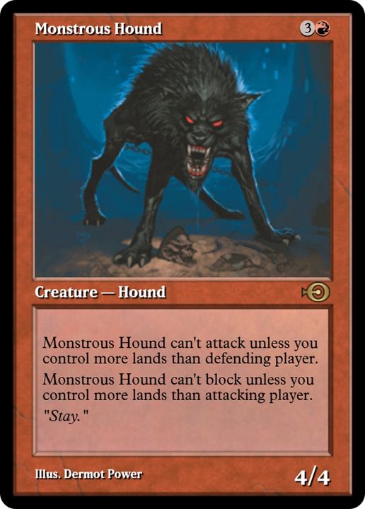 Monstrous Hound in the group Magic the Gathering / Sets / Magic Origins Clash Pack at Proxyprinters.com (83307)