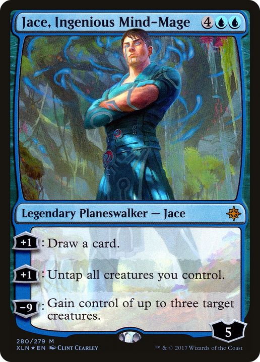 Jace, Ingenious Mind-Mage in the group Magic the Gathering / Sets / Ixalan at Proxyprinters.com (83328)