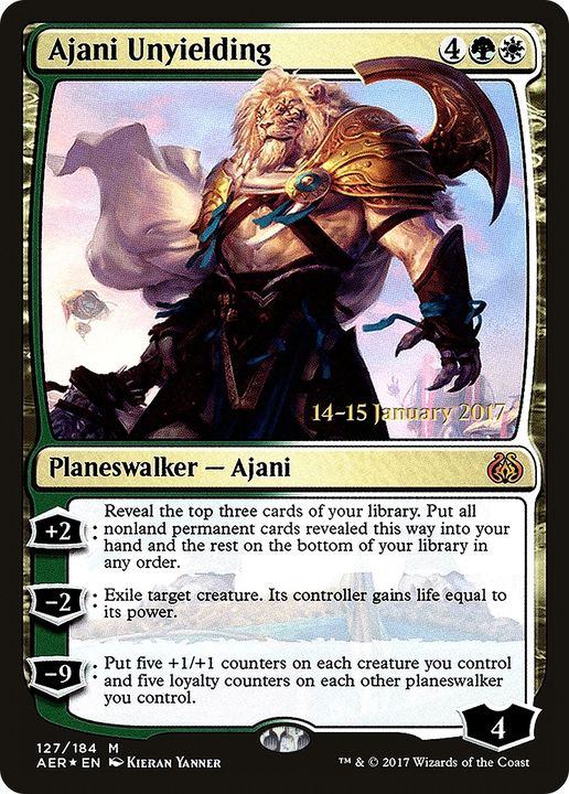 Ajani Unyielding in the group Advanced search at Proxyprinters.com (83335)