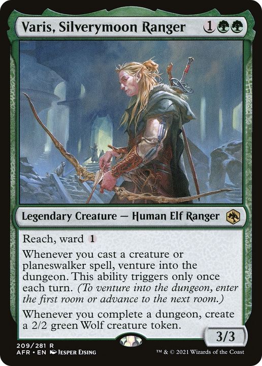 Varis, Silverymoon Ranger in the group Magic the Gathering / Types / Colors / Green at Proxyprinters.com (83348)