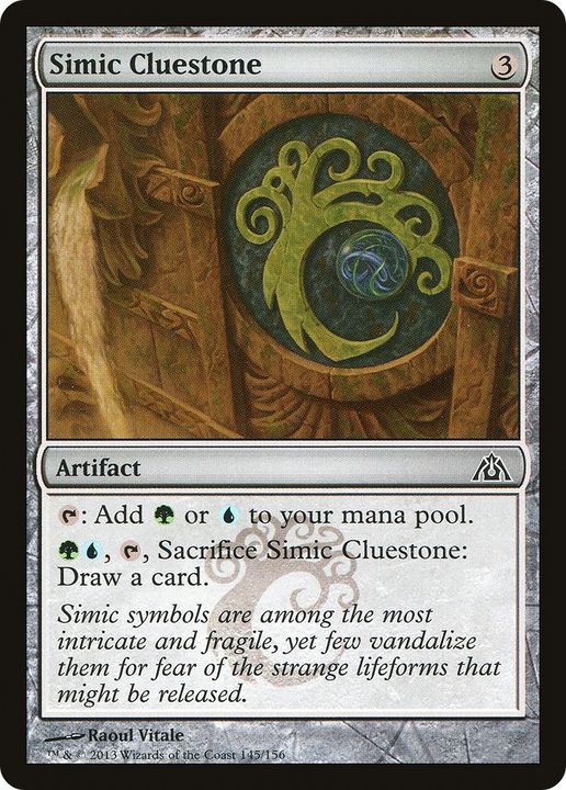 Simic Cluestone in the group Magic the Gathering / Types / Artifacts / Artifact at Proxyprinters.com (83365)