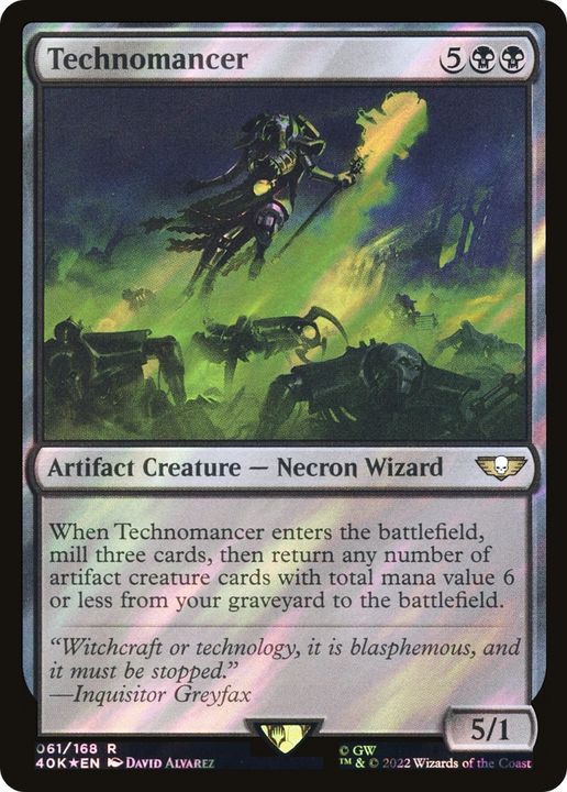 Technomancer in the group Magic the Gathering / Sets / Warhammer 40,000 Tokens at Proxyprinters.com (83366)