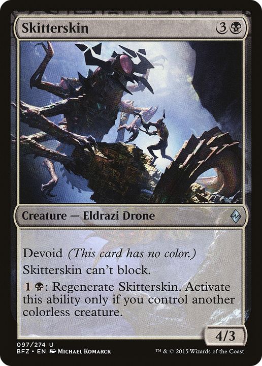 Skitterskin in the group Magic the Gathering / Types / Colors / Colorless at Proxyprinters.com (83378)