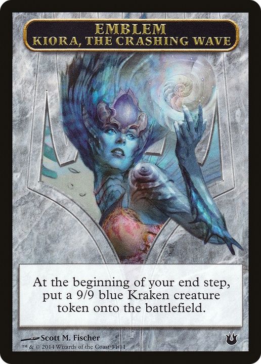 Kiora, the Crashing Wave Emblem in the group Magic the Gathering / Types / Colors / Colorless at Proxyprinters.com (83578)