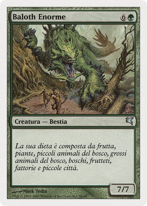 Enormous Baloth in the group Magic the Gathering / Types / Colors / Green at Proxyprinters.com (83601)