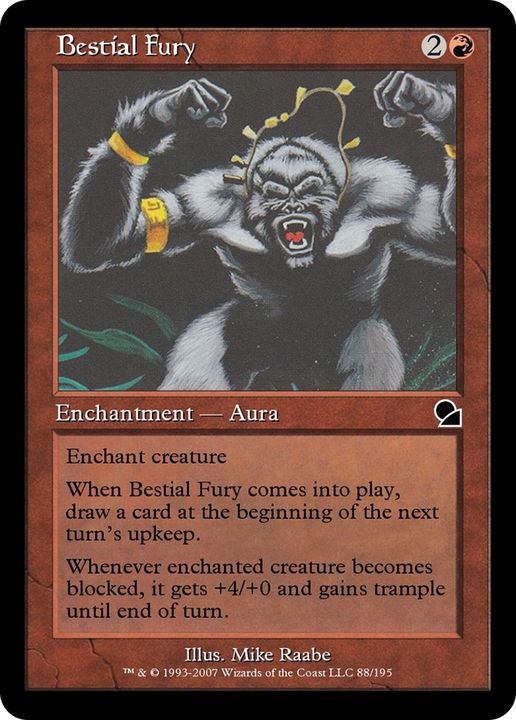 Bestial Fury in the group Magic the Gathering / Sets / Media Inserts at Proxyprinters.com (83618)