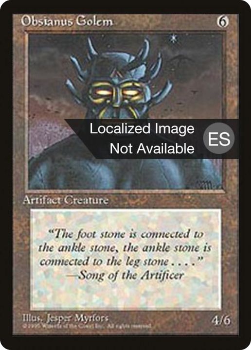 Obsianus Golem in the group Magic the Gathering / Sets / Fourth Edition Foreign Black Border at Proxyprinters.com (83624)