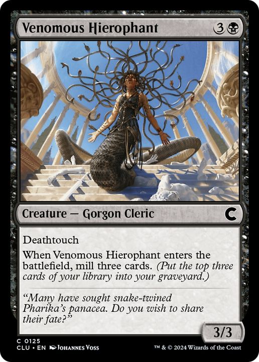 Venomous Hierophant in the group Magic the Gathering / Types / Colors / Black at Proxyprinters.com (83655)