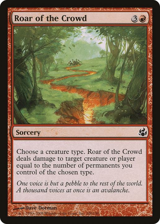 Roar of the Crowd in the group Magic the Gathering / Types / Colors / Red at Proxyprinters.com (83675)