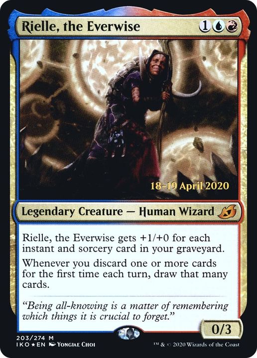 Rielle, the Everwise in the group Magic the Gathering / Types / Colors / Multicolors / R, U at Proxyprinters.com (837)