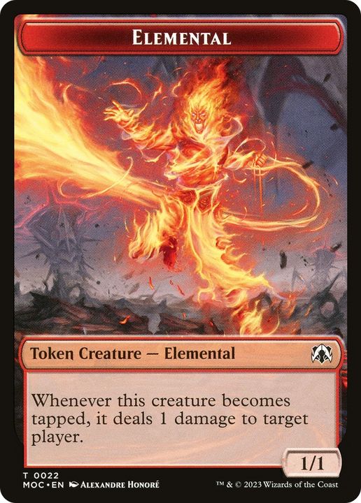 Elemental in the group Magic the Gathering / Types / Colors / Red at Proxyprinters.com (83702)