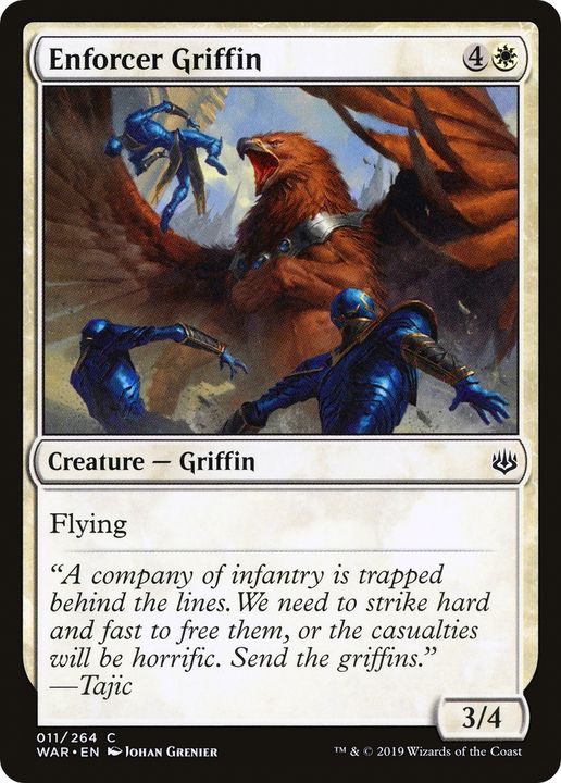 Enforcer Griffin in the group Magic the Gathering / Types / Colors / White at Proxyprinters.com (83727)