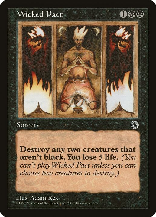 Wicked Pact in the group Magic the Gathering / Types / Colors / Black at Proxyprinters.com (83728)