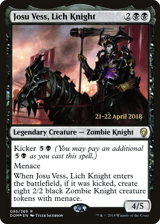 Josu Vess, Lich Knight in the group Magic the Gathering / Types / Colors / Black at Proxyprinters.com (83732)