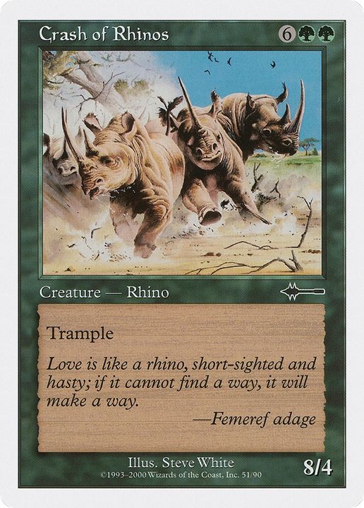 Crash of Rhinos in the group Singles at Proxyprinters.com (83777)