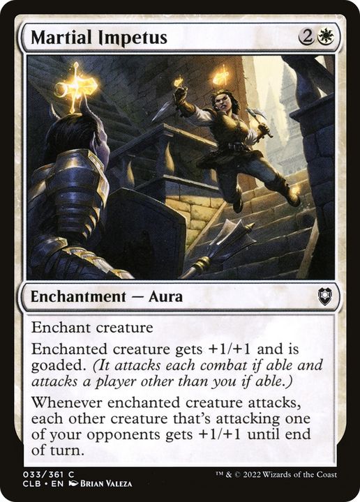 Martial Impetus in the group Magic the Gathering / Types / Colors / White at Proxyprinters.com (83829)