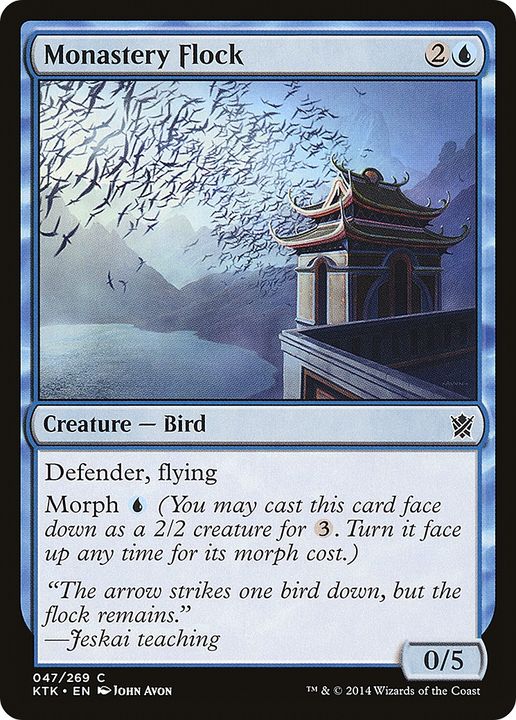 Monastery Flock in the group Magic the Gathering / Types / Colors / Blue at Proxyprinters.com (83865)