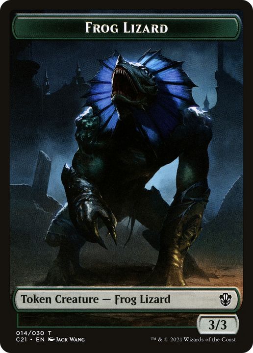 Frog Lizard in the group Magic the Gathering / Types / Colors / Green at Proxyprinters.com (83874)