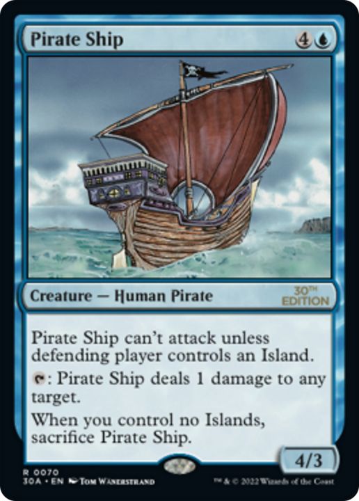 Pirate Ship in the group Magic the Gathering / Types / Colors / Blue at Proxyprinters.com (83939)