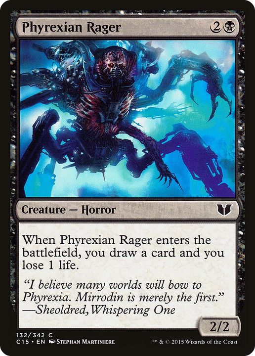 Phyrexian Rager in the group Magic the Gathering / Types / Colors / Black at Proxyprinters.com (83949)