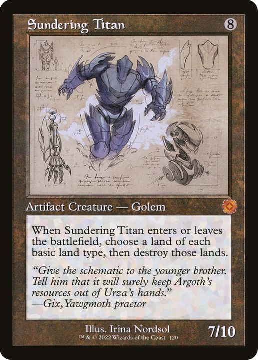 Sundering Titan in the group Magic the Gathering / Types / Colors / Colorless at Proxyprinters.com (83954)