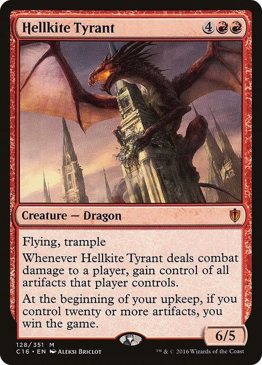 Hellkite Tyrant in the group Magic the Gathering / Types / Colors / Red at Proxyprinters.com (8396)