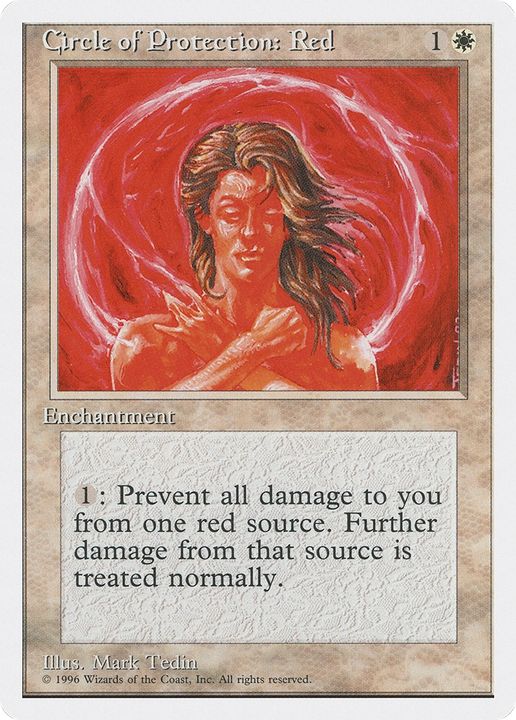 Circle of Protection: Red in the group Magic the Gathering / Types / Enchantment / Enchantment at Proxyprinters.com (83982)