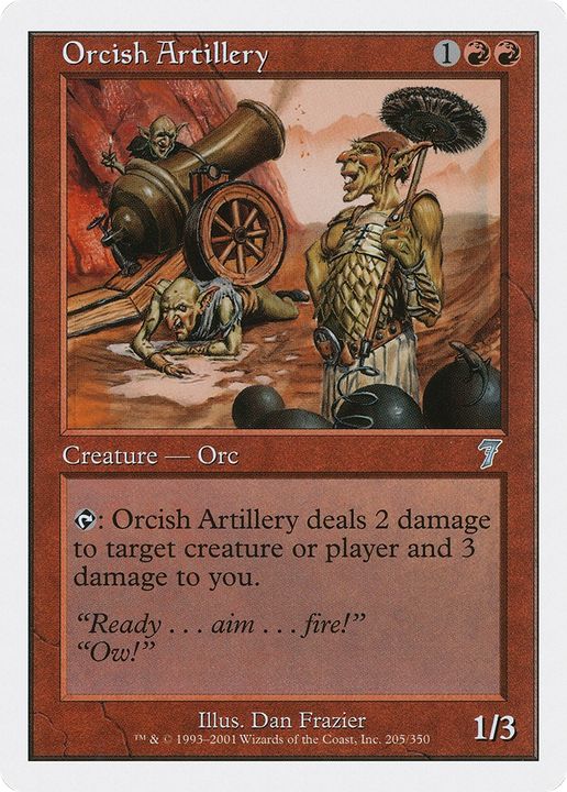 Orcish Artillery in the group Magic the Gathering / Types / Creatures / Warrior at Proxyprinters.com (84023)