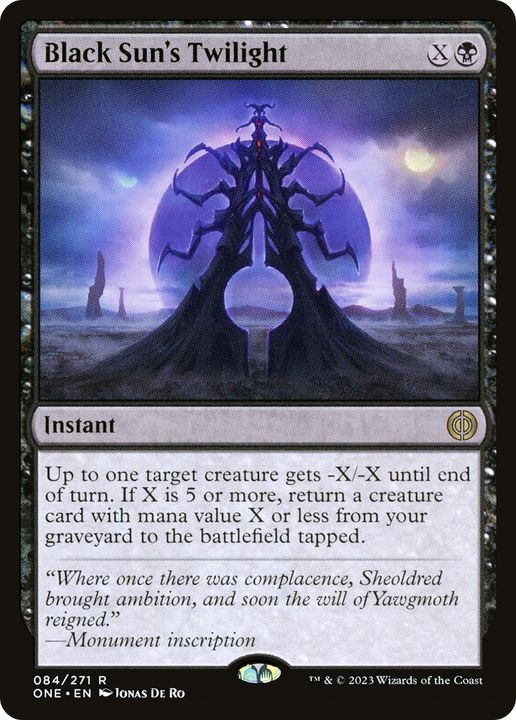 Black Sun's Twilight in the group Magic the Gathering / Sets / Phyrexia: All Will Be One at Proxyprinters.com (84037)