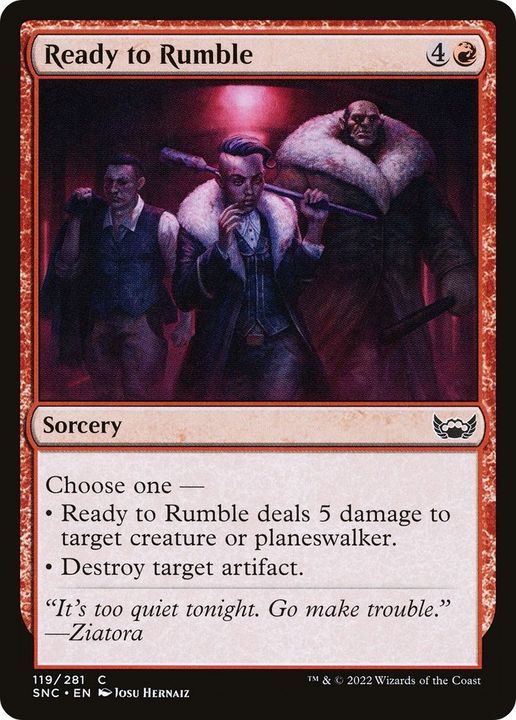 Ready to Rumble in the group Magic the Gathering / Types / Colors / Red at Proxyprinters.com (8407)