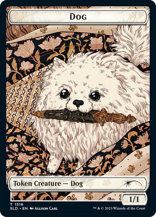 Dog in the group Magic the Gathering / Types / Colors / White at Proxyprinters.com (84072)