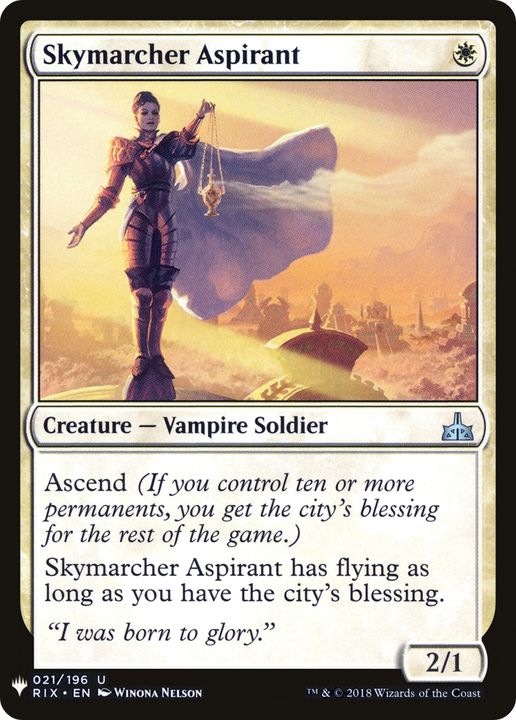 Skymarcher Aspirant in the group Magic the Gathering / Types / Colors / White at Proxyprinters.com (84076)