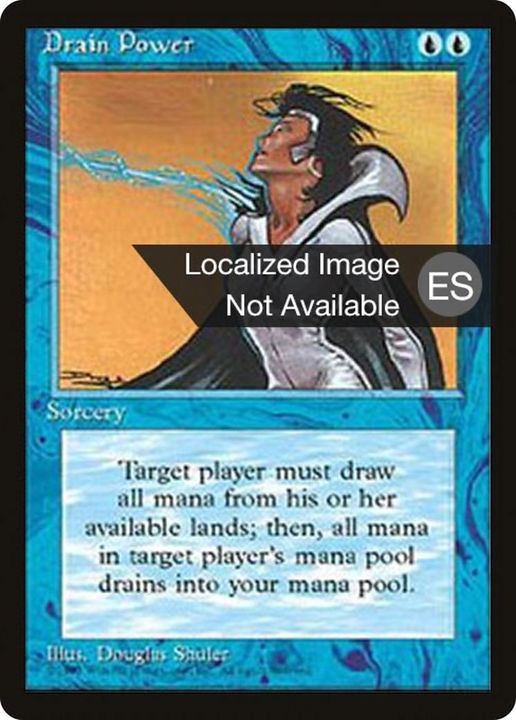 Drain Power in the group Magic the Gathering / Sets / Fourth Edition Foreign Black Border at Proxyprinters.com (8408)