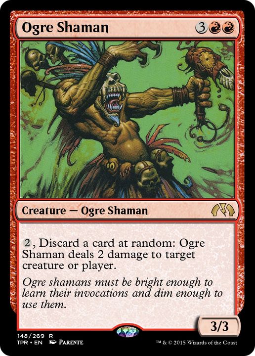 Ogre Shaman in the group Magic the Gathering / Types / Colors / Red at Proxyprinters.com (84092)