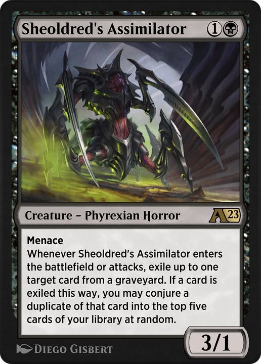 Sheoldred's Assimilator in the group Magic the Gathering / Types / Colors / Black at Proxyprinters.com (84100)