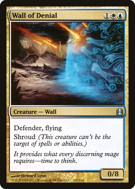 Wall of Denial in the group Magic the Gathering / Types / Colors / Multicolors / U, W at Proxyprinters.com (84115)