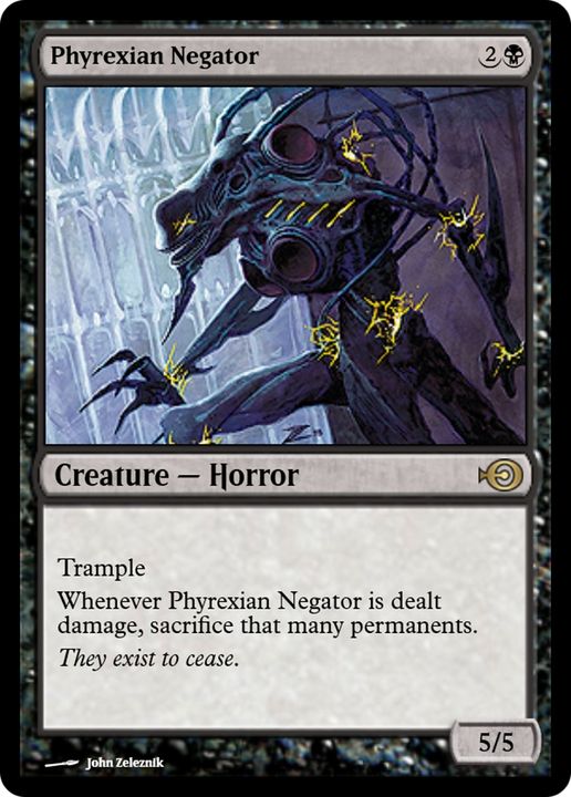 Phyrexian Negator in the group Magic the Gathering / Types / Colors / Black at Proxyprinters.com (84128)