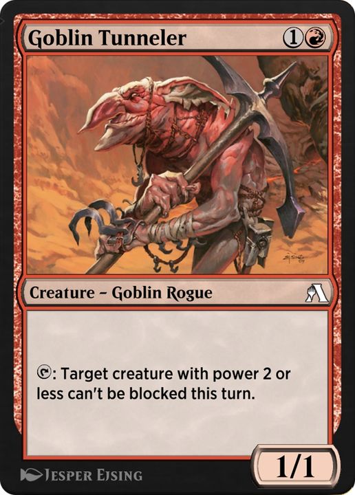 Goblin Tunneler in the group Magic the Gathering / Types / Colors / Red at Proxyprinters.com (84131)