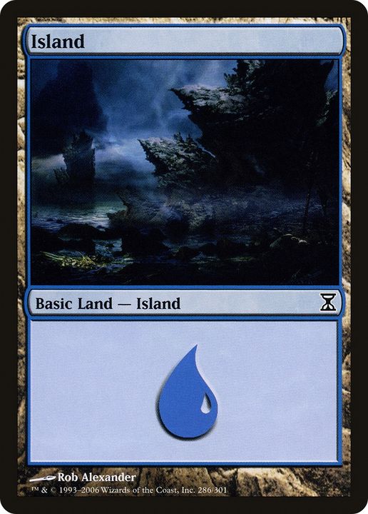 Island in the group Magic the Gathering / Sets / Time Spiral at Proxyprinters.com (84134)