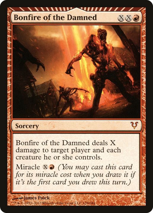 Bonfire of the Damned in the group Magic the Gathering / Sets / Avacyn Restored at Proxyprinters.com (84143)