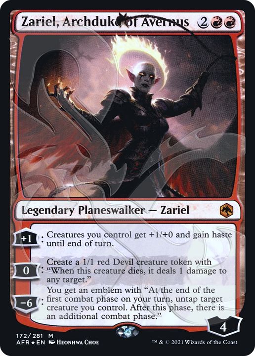 Zariel, Archduke of Avernus in the group Magic the Gathering / Types / Colors / Red at Proxyprinters.com (84144)