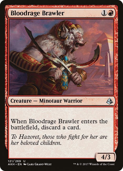 Bloodrage Brawler in the group Magic the Gathering / Sets / Amonkhet at Proxyprinters.com (84146)