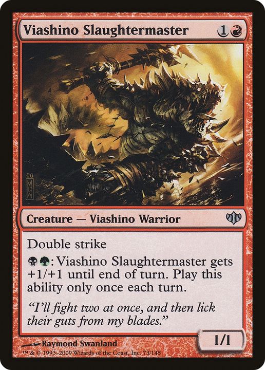 Viashino Slaughtermaster in the group Magic the Gathering / Types / Creatures / Warrior at Proxyprinters.com (84161)