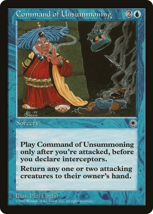 Command of Unsummoning in the group Magic the Gathering / Sets / Portal at Proxyprinters.com (84177)