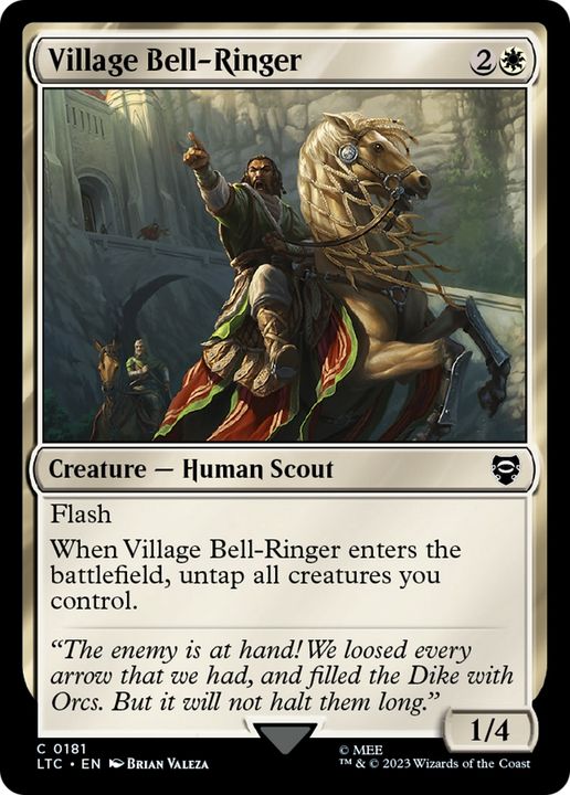 Village Bell-Ringer in the group Magic the Gathering / Types / Colors / White at Proxyprinters.com (84191)