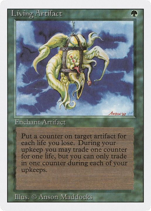 Living Artifact in the group Magic the Gathering / Types / Colors / Green at Proxyprinters.com (84204)